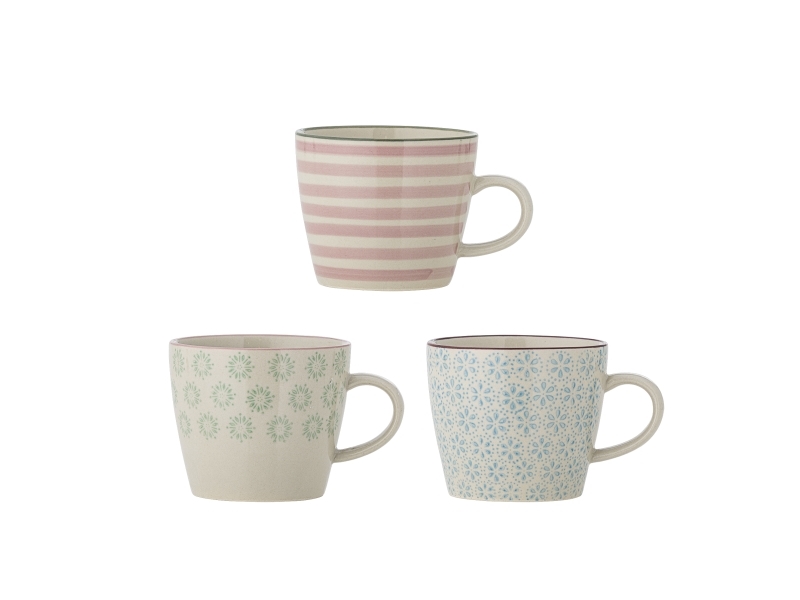 Bloomingville Patrizia Becher, Bunt, Steingut