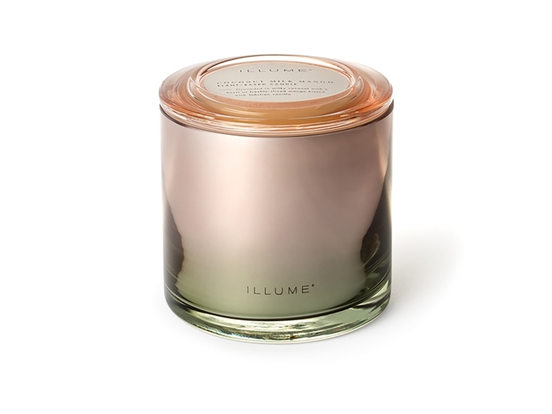 Illume Coconut Milk Mango Statement Glas Kerze, Rose,