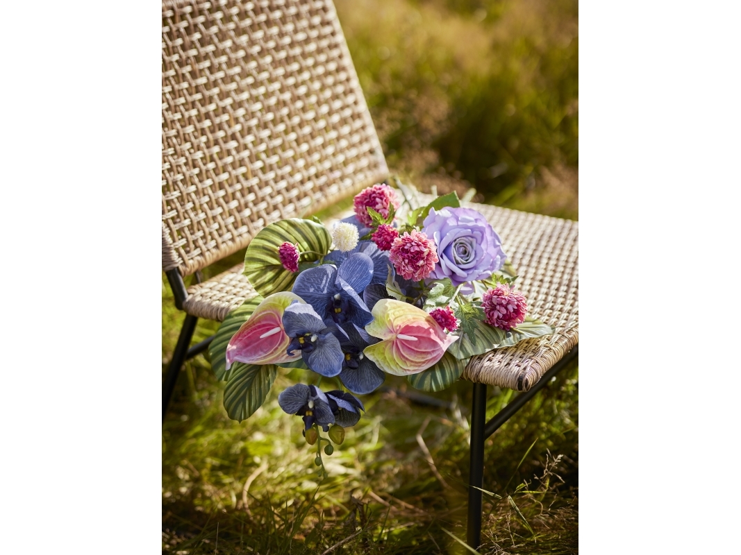 Bloomingville Vallone Loungestol, Natur, Polyrattan