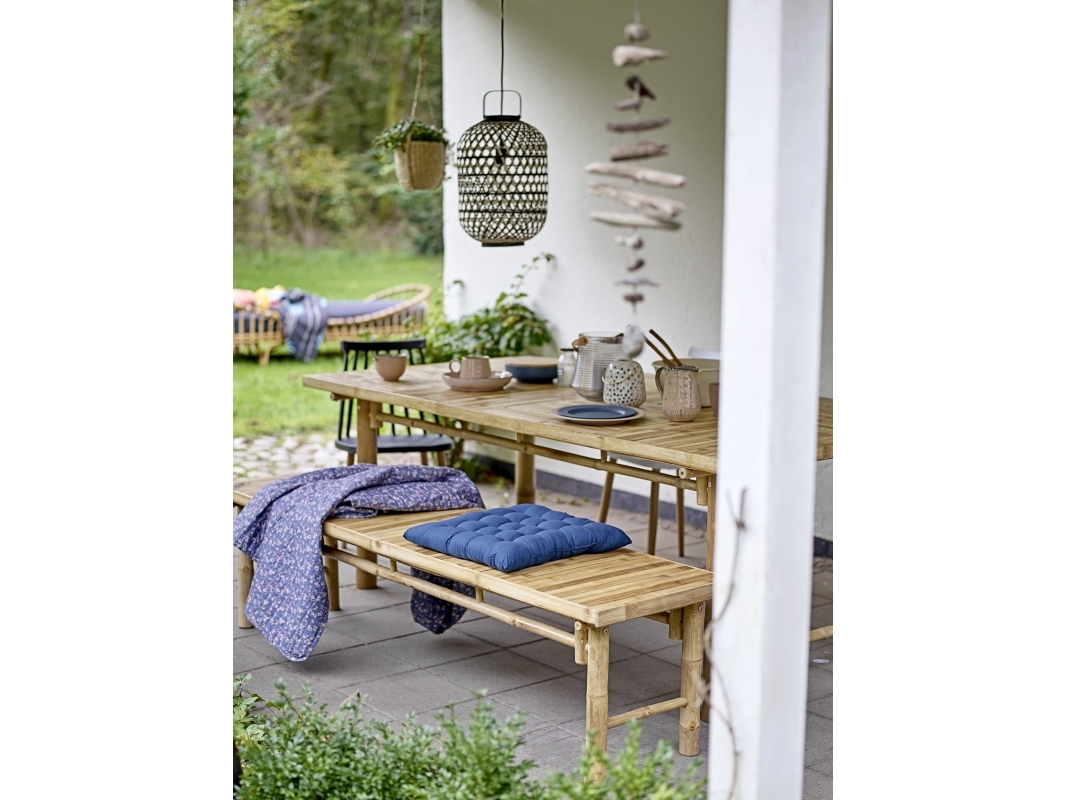 Bloomingville - Sole Spisebord, Natur, Bambus, L200xH77xW98 cm