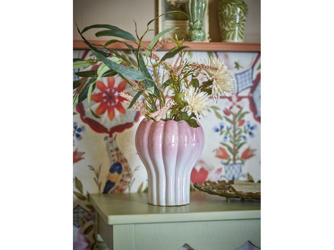 Creative Collection - Kyla Urtepotteskjuler - Rosa - Stentøj - 23 Cm