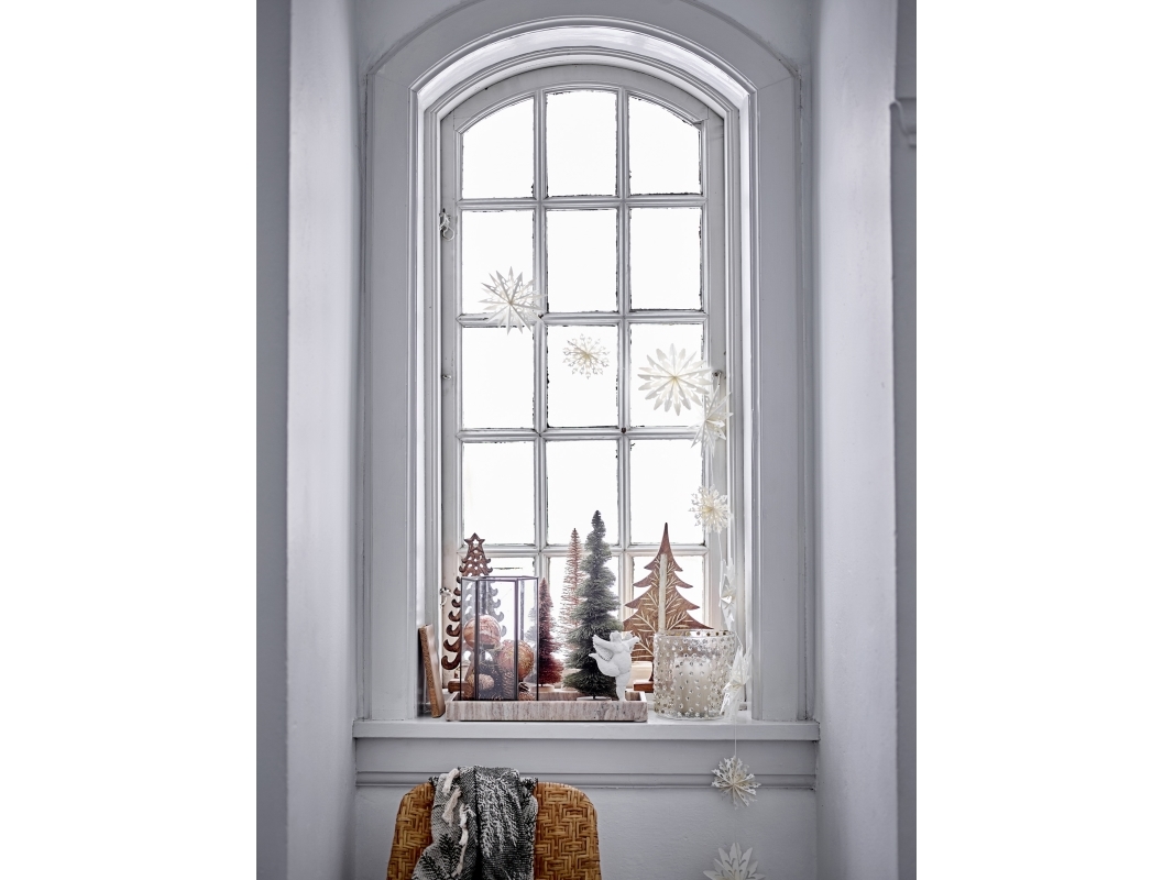 Bloomingville - Bellac Guirlande, Hvid, FSC® Mix, Papir, L183xH15xW3 cm