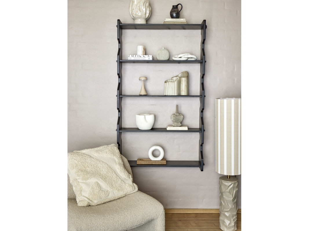 Bloomingville - Savoya Hylde, Sort, Fyrretræ - L84 Ã H140 Ã B20 cm