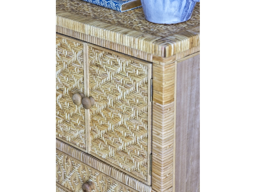 Bloomingville CREATIVE COLLECTION Lorris byrå Natur Rattan | N - A | GameStuff