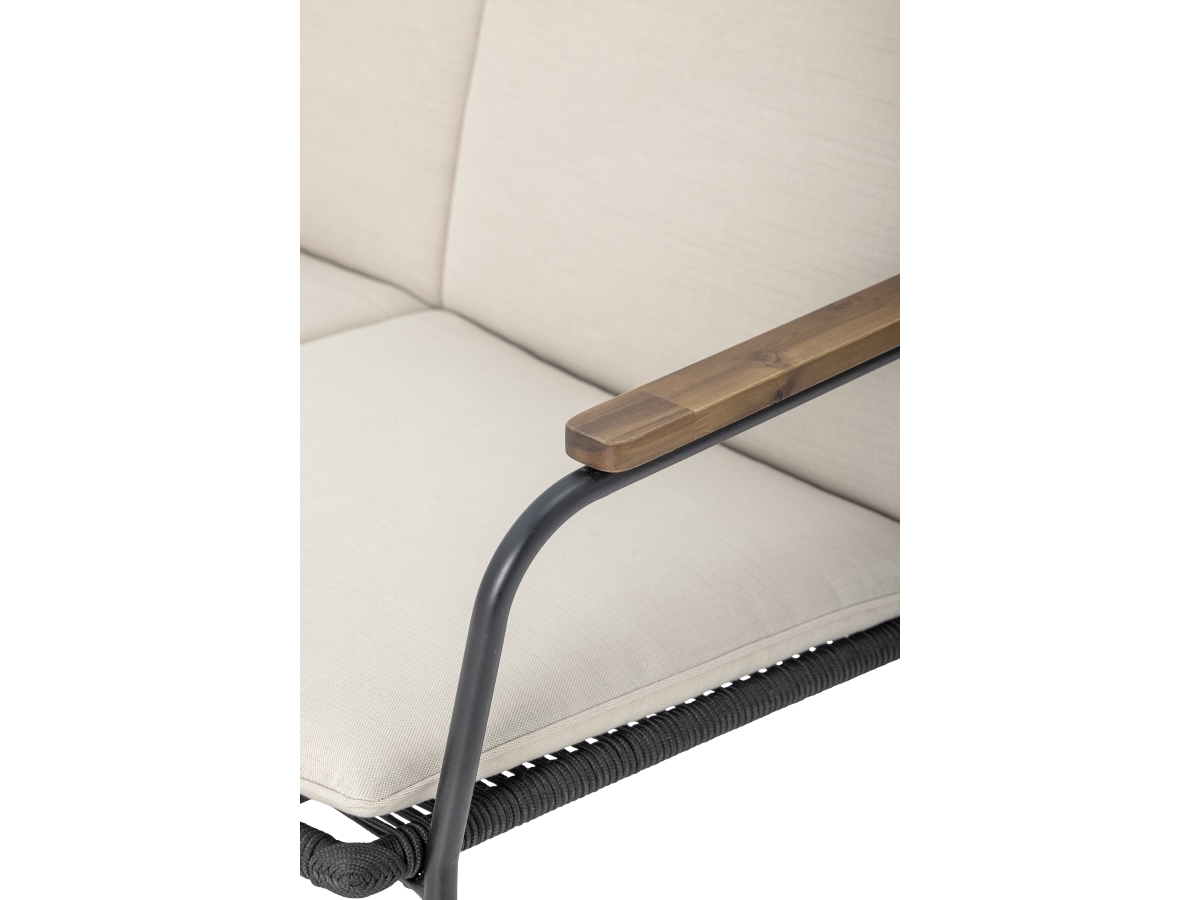 BLOOMINGVILLE Hampton Sofa, Sort, Metal