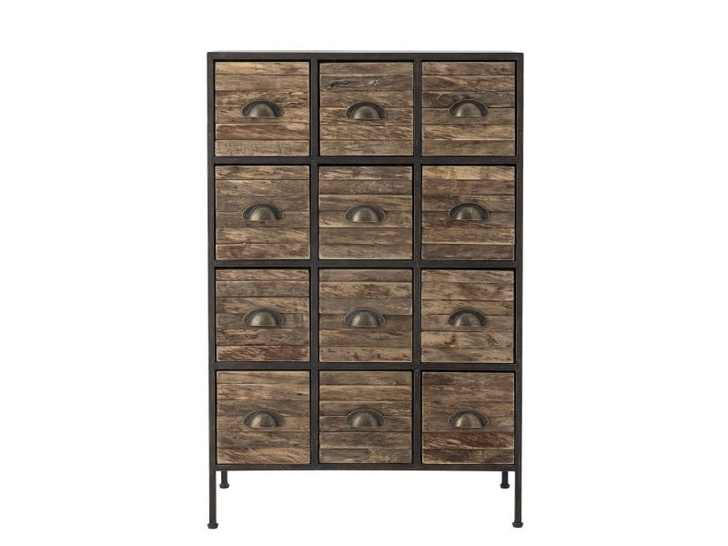 Creative Collection Matteo Kommode, Sort, Metal