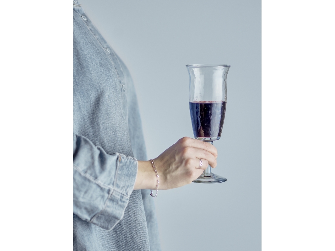 BLOOMINGVILLE Asha vinglas, klar, återvunnet glas | Bordssättning - Glas | GameStuff