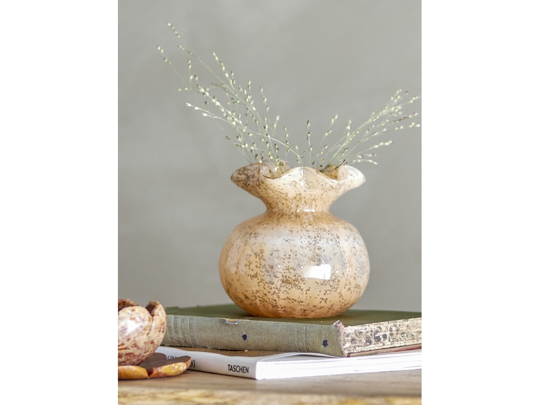 CREATIVE COLLECTION Thebe vas orange glas