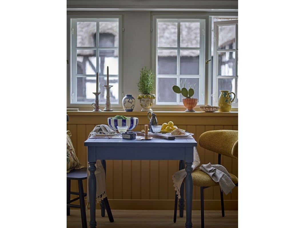 Bloomingville - Manal Spisebordsstol, Gul, FSC®100% Plywood, L60xH79xW54,5 cm