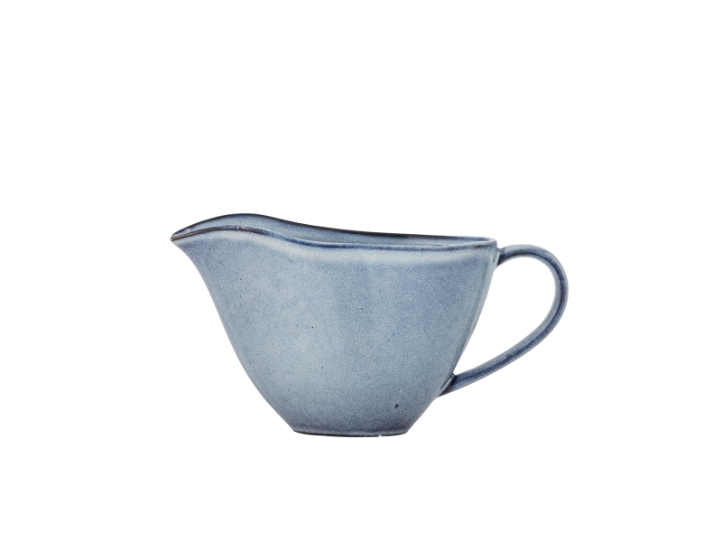 Bloomingville Sandrine Sauciere, Blau, Steingut