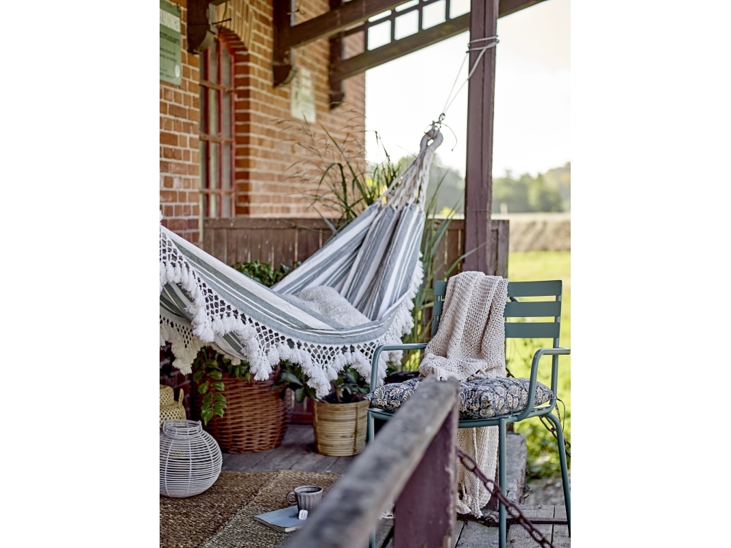 Bloomingville - Monsi Spisebordsstol, Grøn, Galvaniseret Metal, L55xH80xW55 cm