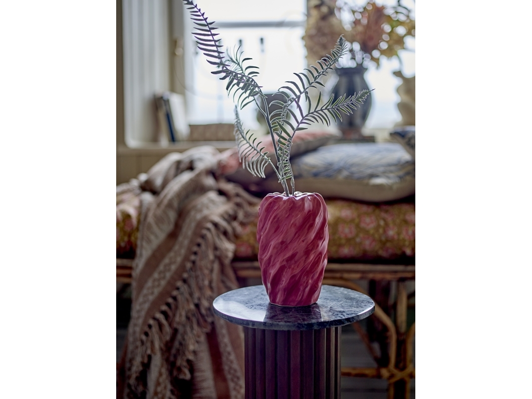 BLOOMINGVILLE Rowena Vase, Rosa, Stentøj | Huset - Inredning - Vaser | GameStuff