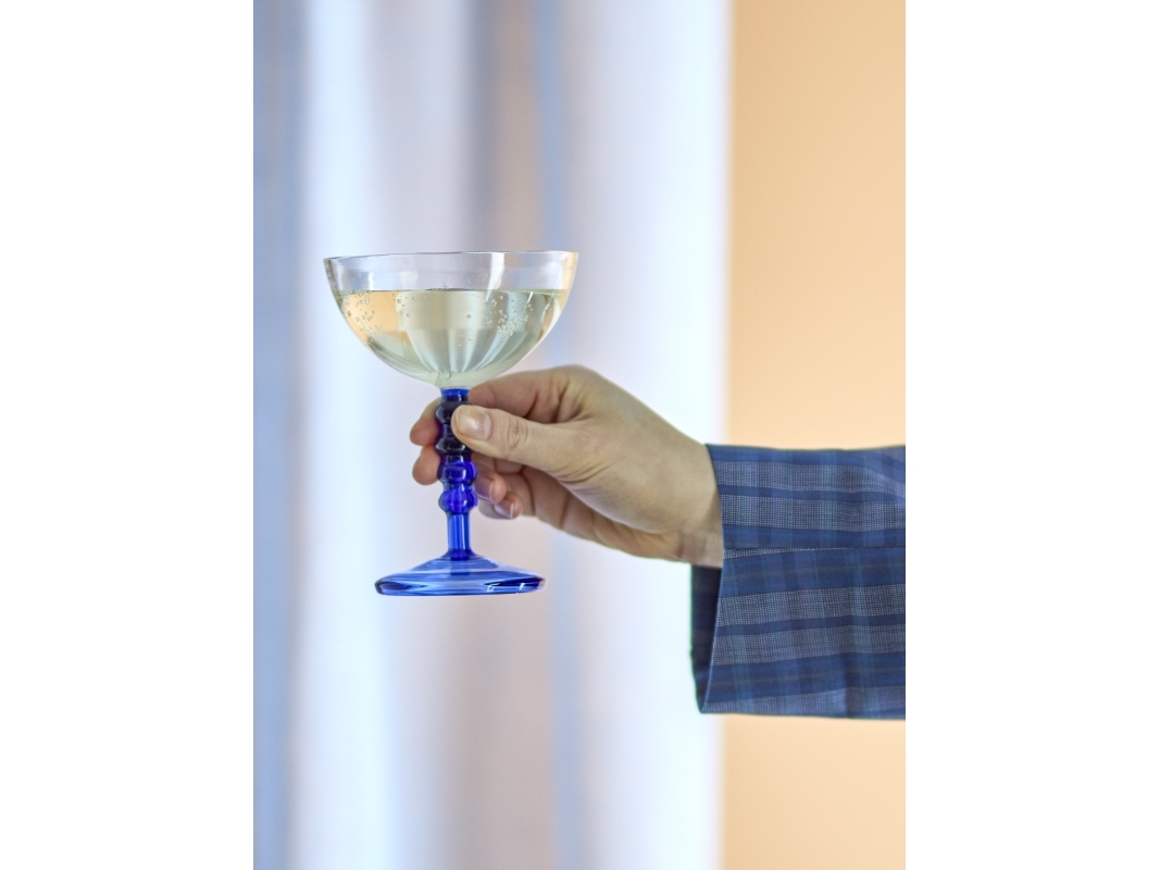 BLOOMINGVILLE Noemi Cocktailglas, Blå, Glas | Bordssättning - Glas | GameStuff