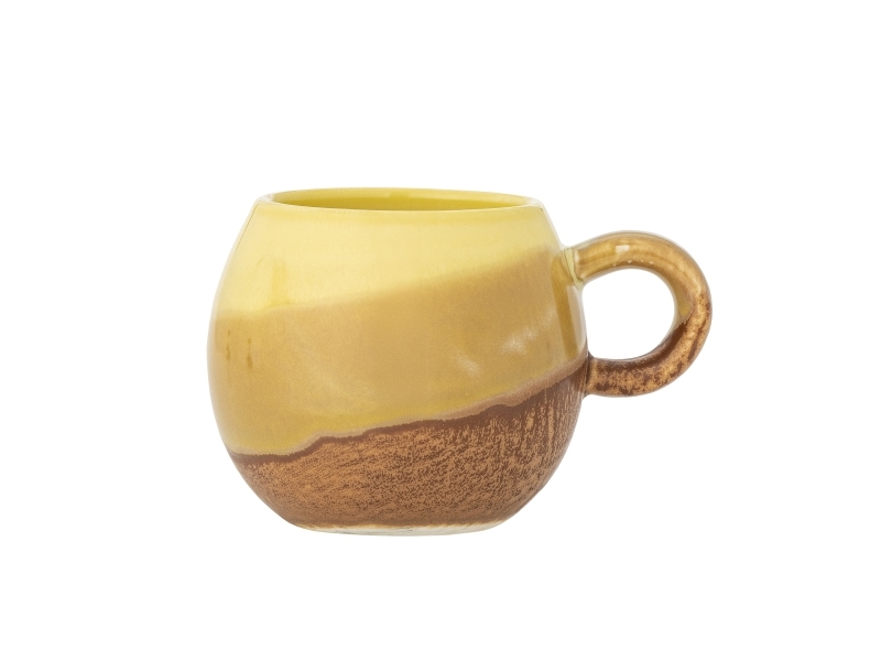 Bloomingville Paula Tasse, Gelb, Steingut