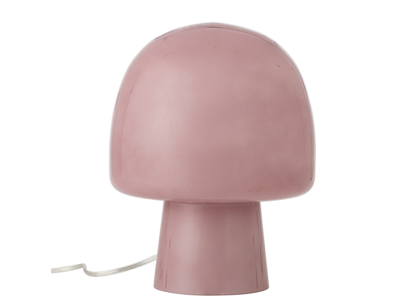 Bloomingville Paddy Tischlampe, Rose, Glas