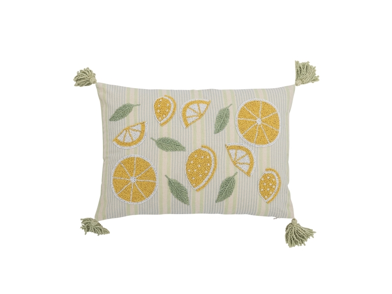 Creative Collection Lemon Kissen, Gelb, Baumwolle