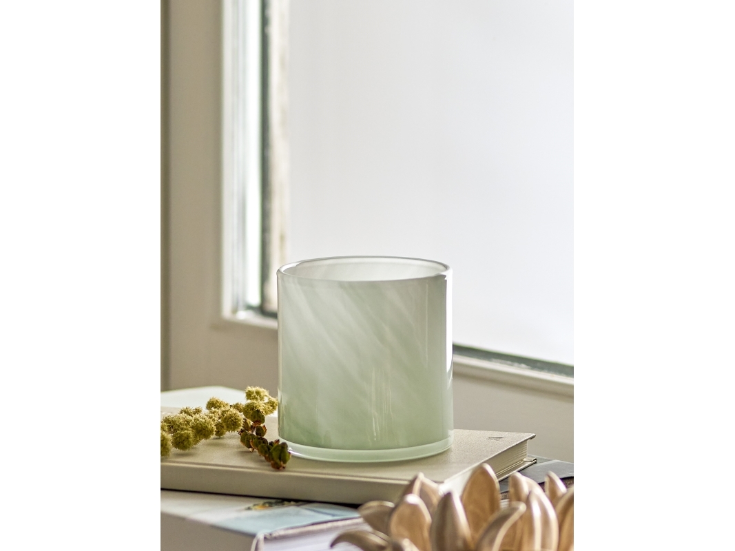 BLOOMINGVILLE Sakkara teekynttiläpidike, Vihreä, Lasi
