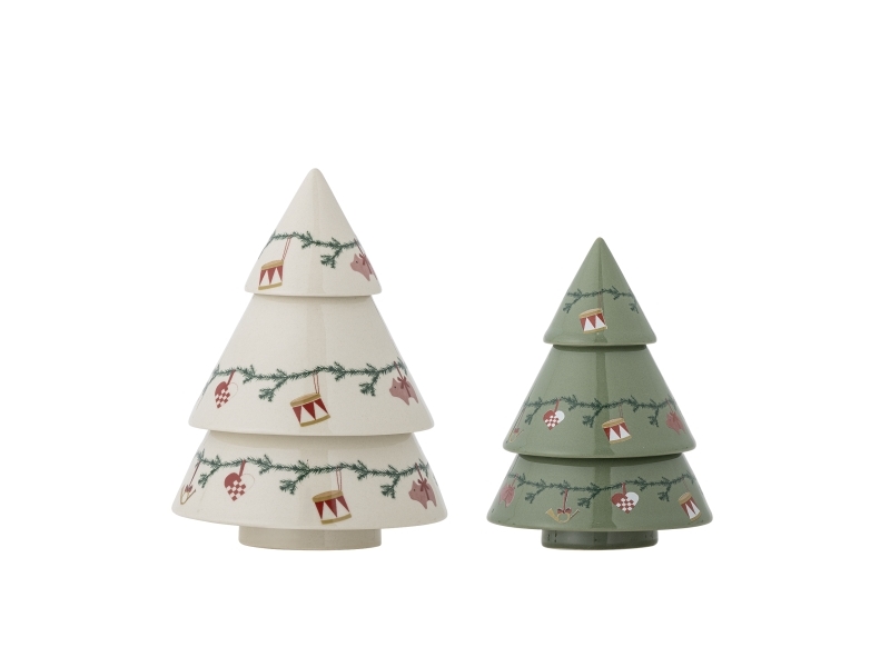 Bloomingville Yule Deko, Bunt, Steingut