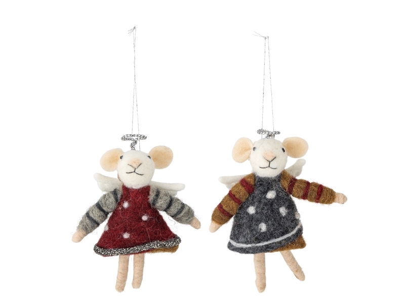 Bloomingville Peo Ornament, Bunt, Wolle