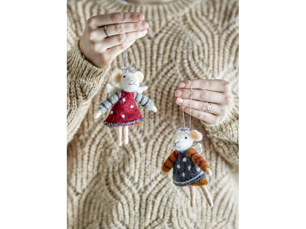 Bloomingville Peo Ornament, Multifarvet, Uld