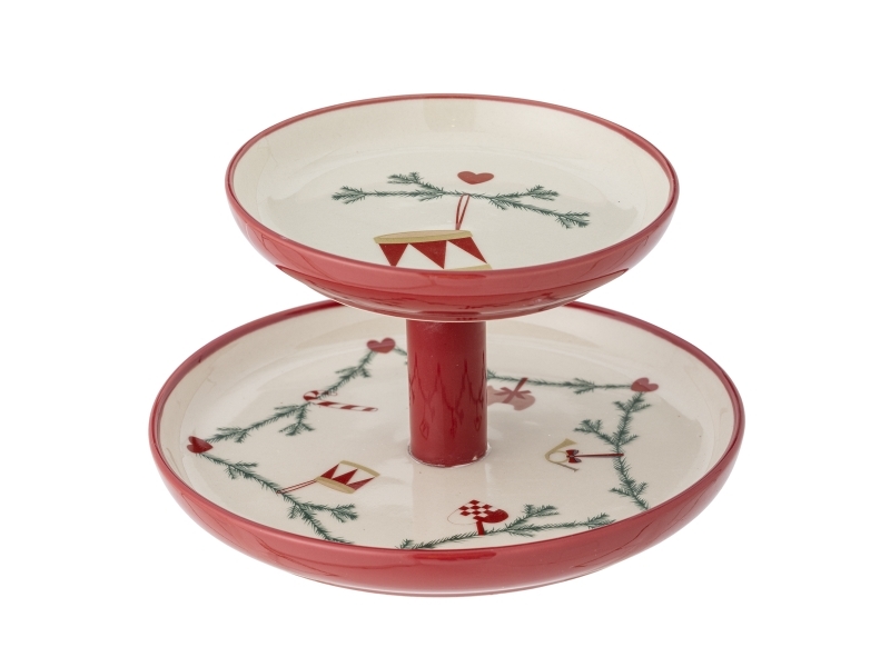 Bloomingville Yule Etagere, Natur, Stentøj
