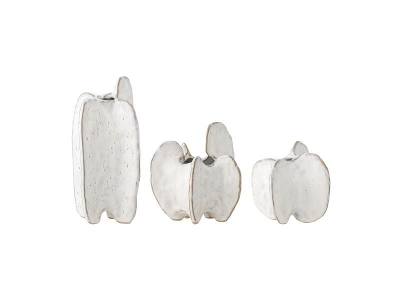 Bloomingville Jayce Vase, Weiß, Steingut
