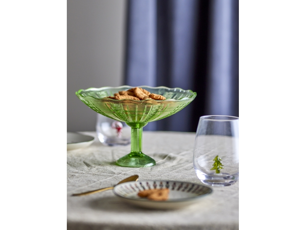 BLOOMINGVILLE Kaddy tarjotin, vihreä, kierrätyslasi