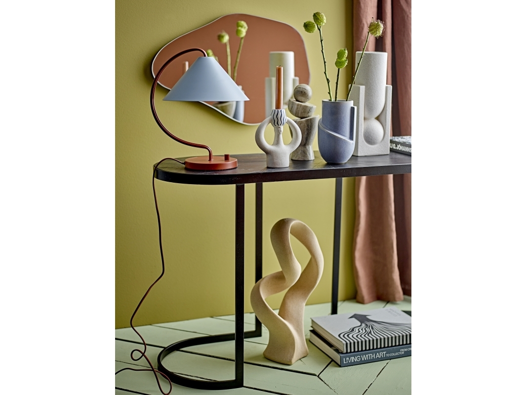 Bloomingville - Salome Vase - Hvid - Stentøj Keramik - H 34 Cm