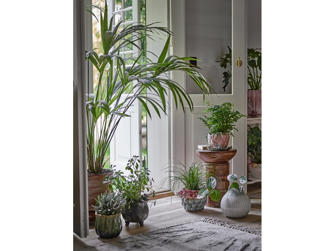 CREATIVE COLLECTION Yasme sidebord, rund - natur mangotræ (Ø30)