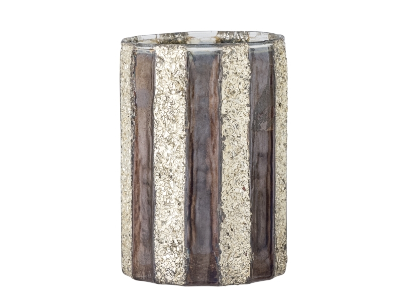 Bloomingville Cicilia Teelichthalter, Gold, Glas