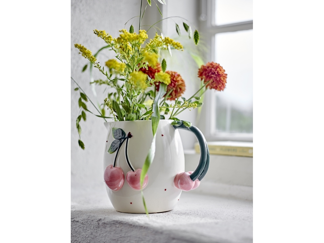 Bloomingville - Berrie Kande, Rosa, Stentøj, D15,5xH16 cm