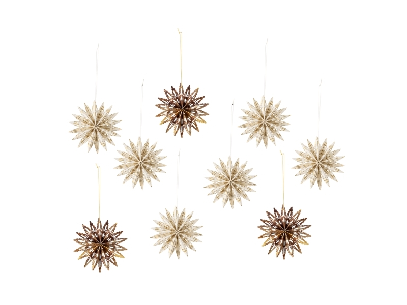 Bloomingville Star Ornament, Natur, Fsc Mix, Papier
