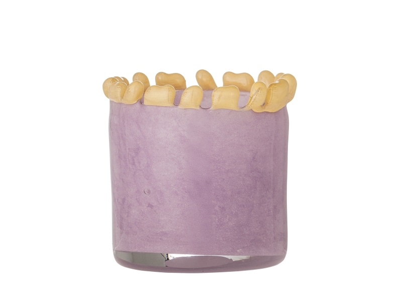 Bloomingville Edger Teelichthalter, Violett, Glas