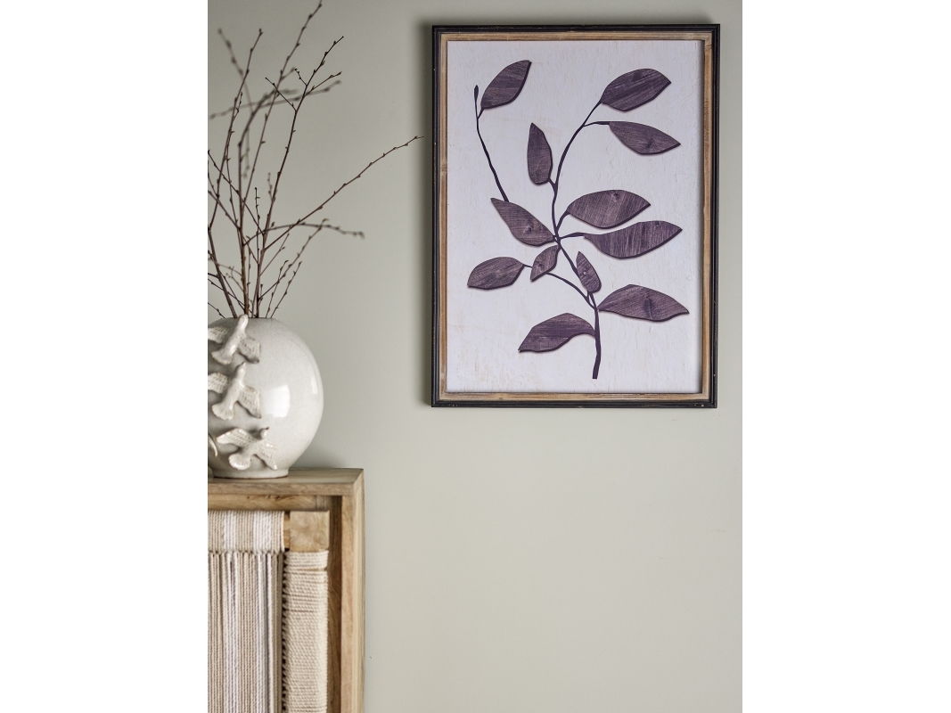 CREATIVE COLLECTION Lousa Illustration med ramme, Sort, Fyr