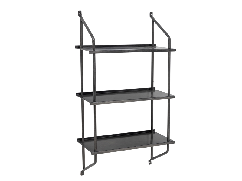 Bloomingville Sindre Regal, Schwarz, Metall