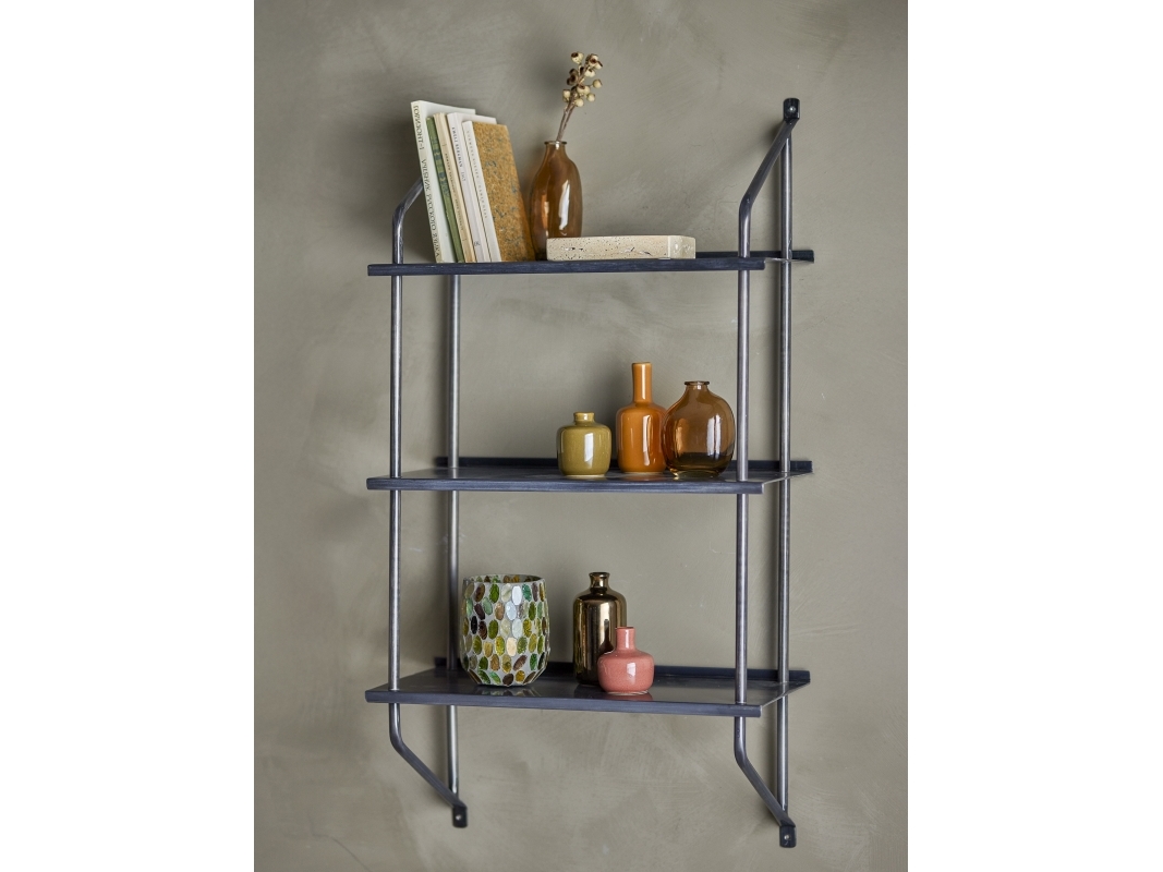 BLOOMINGVILLE Sindre Hylde, Sort, Metal | Baby & barn - Dekoration - Väggdekoration | GameStuff