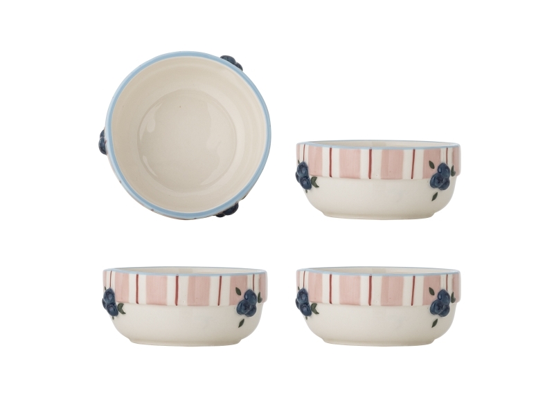 Bloomingville Carry Schale, Rose, Steingut