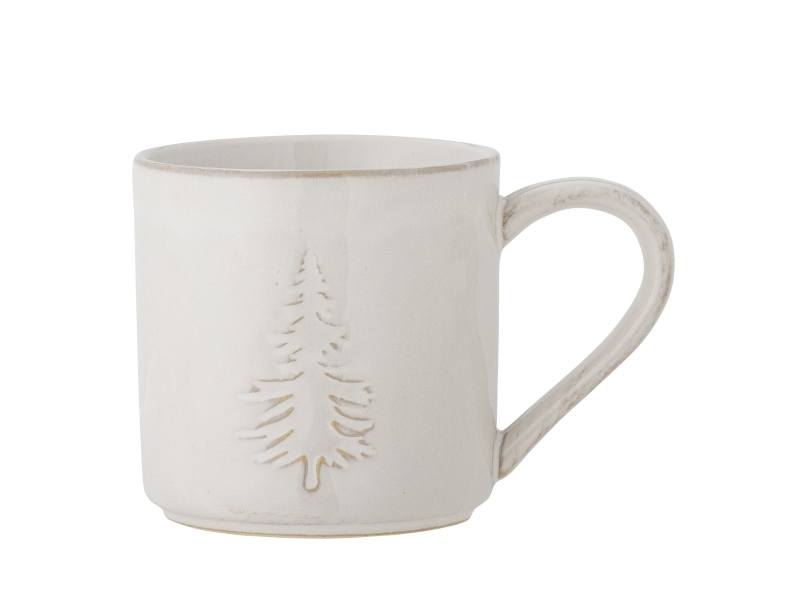 Bloomingville Winter Tasse, Natur, Steingut