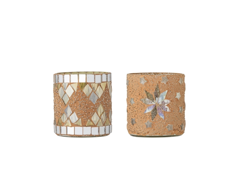 Bloomingville Miya Teelichthalter, Natur, Glas