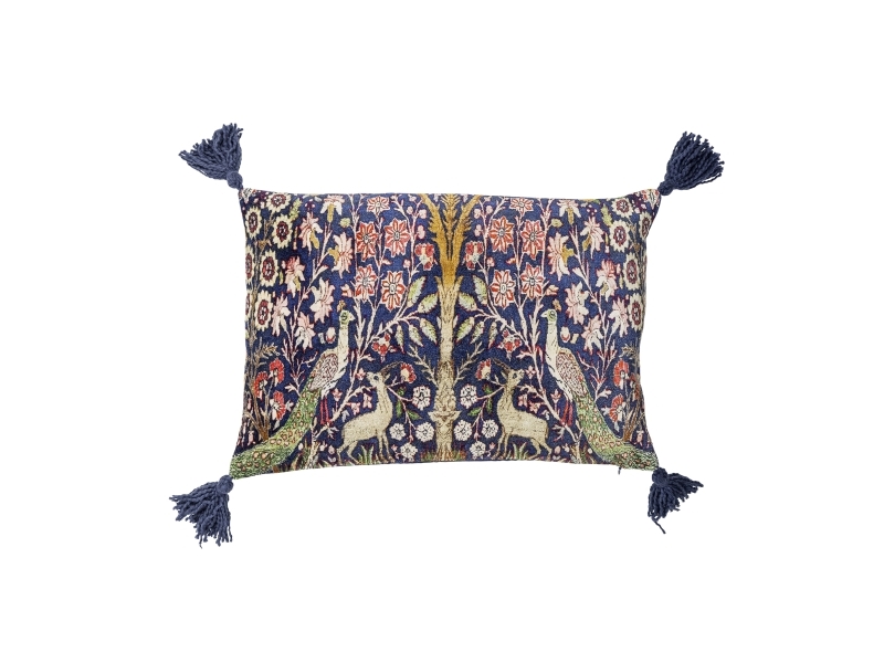 Creative Collection Adya Kissen, Blau, Viskose
