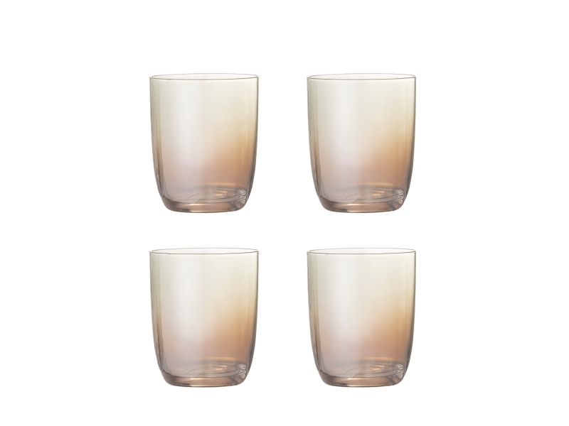 Bloomingville Aston Trinkglas, Bronze, Glas