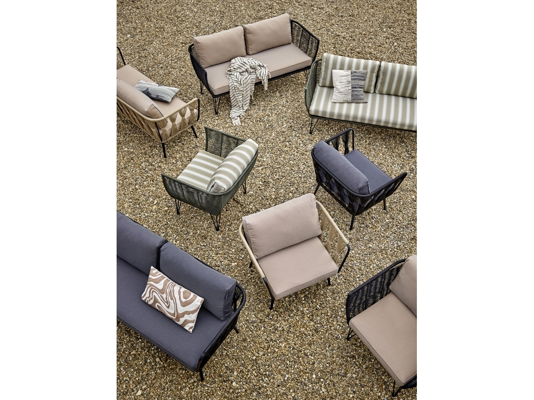 Bloomingville Pavone Sofabord, Sort, Fibercement