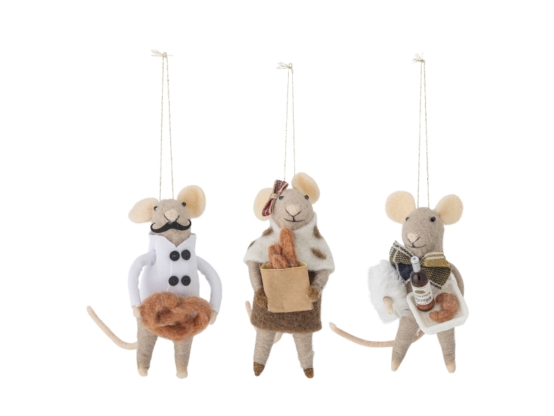 Bloomingville Peo Ornament, Natur, Wolle