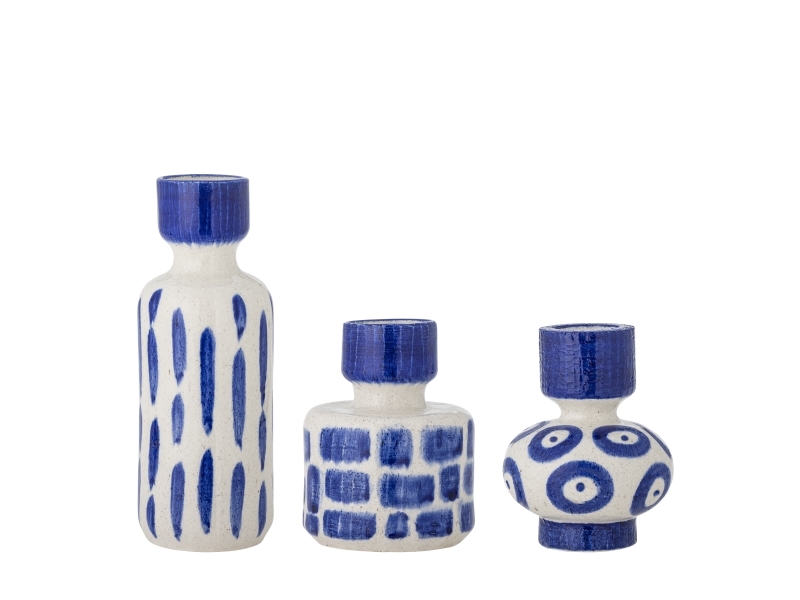 Creative Collection Romane Vase, Blau, Steingut