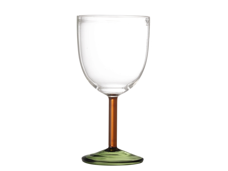 Bloomingville Martine Weinglas, Bunt, Glas