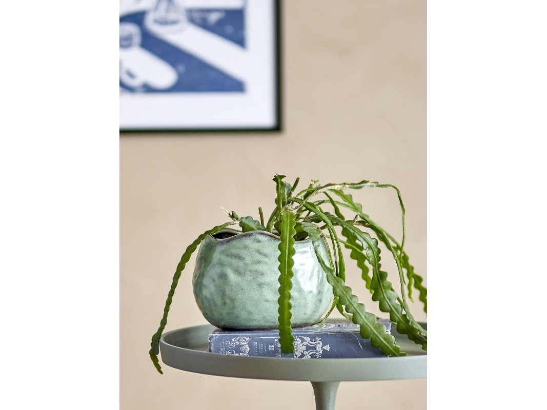 BLOOMINGVILLE Pennie blomkruka, grön, stengods | Baby & barn - Dekoration - Burkar och krukor | GameStuff