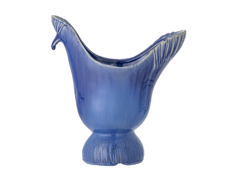 Creative Collection Wylie Vase, Blå, Stentøj