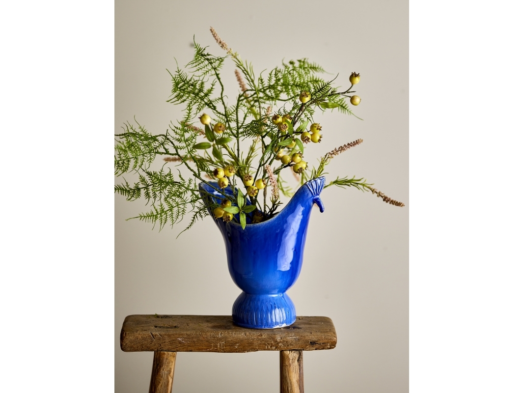 CREATIVE COLLECTION Wylie maljakko, sininen, kivitavaraa