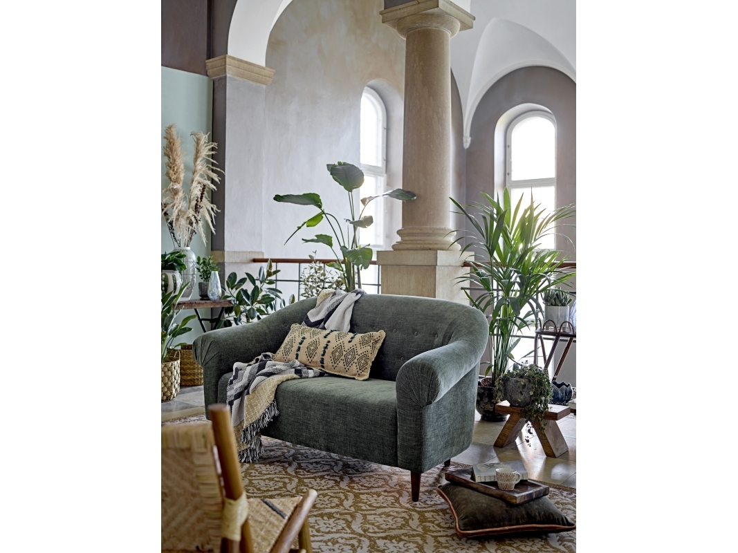 CREATIVE COLLECTION Annli pläd, grå, återvunnen bomull | Bostäder - Hemtextil - Filtar och plädar | GameStuff