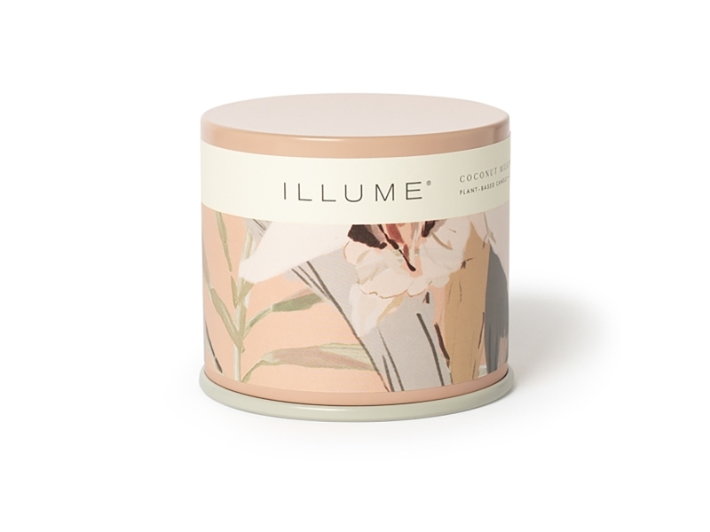 Illume Coconut Milk Mango Vanity Tin Duftlys, Rosa,